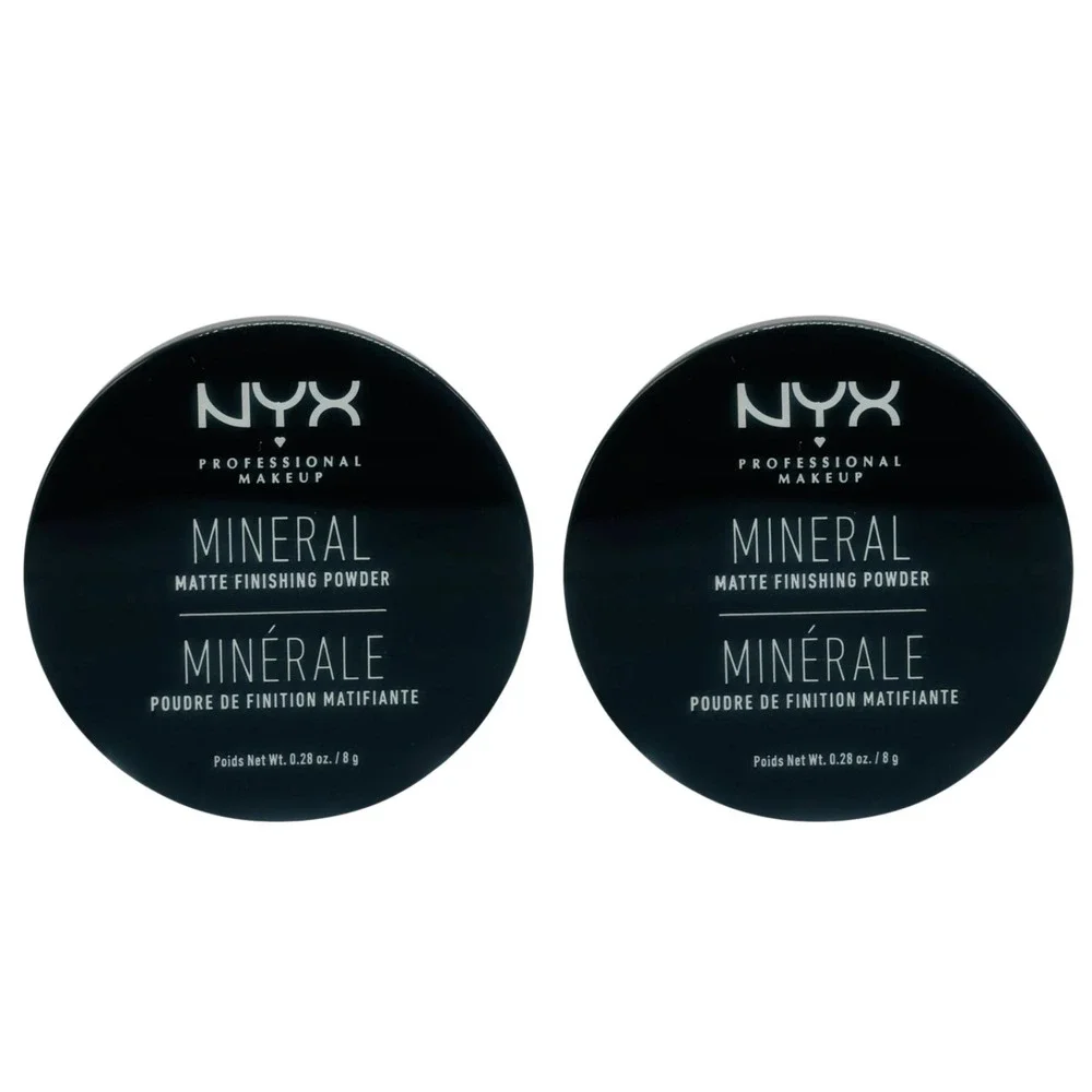 NYX Mineral Matte‎ Finishing Powder Medium/Dark 0.28 oz Face Makeup BOGO